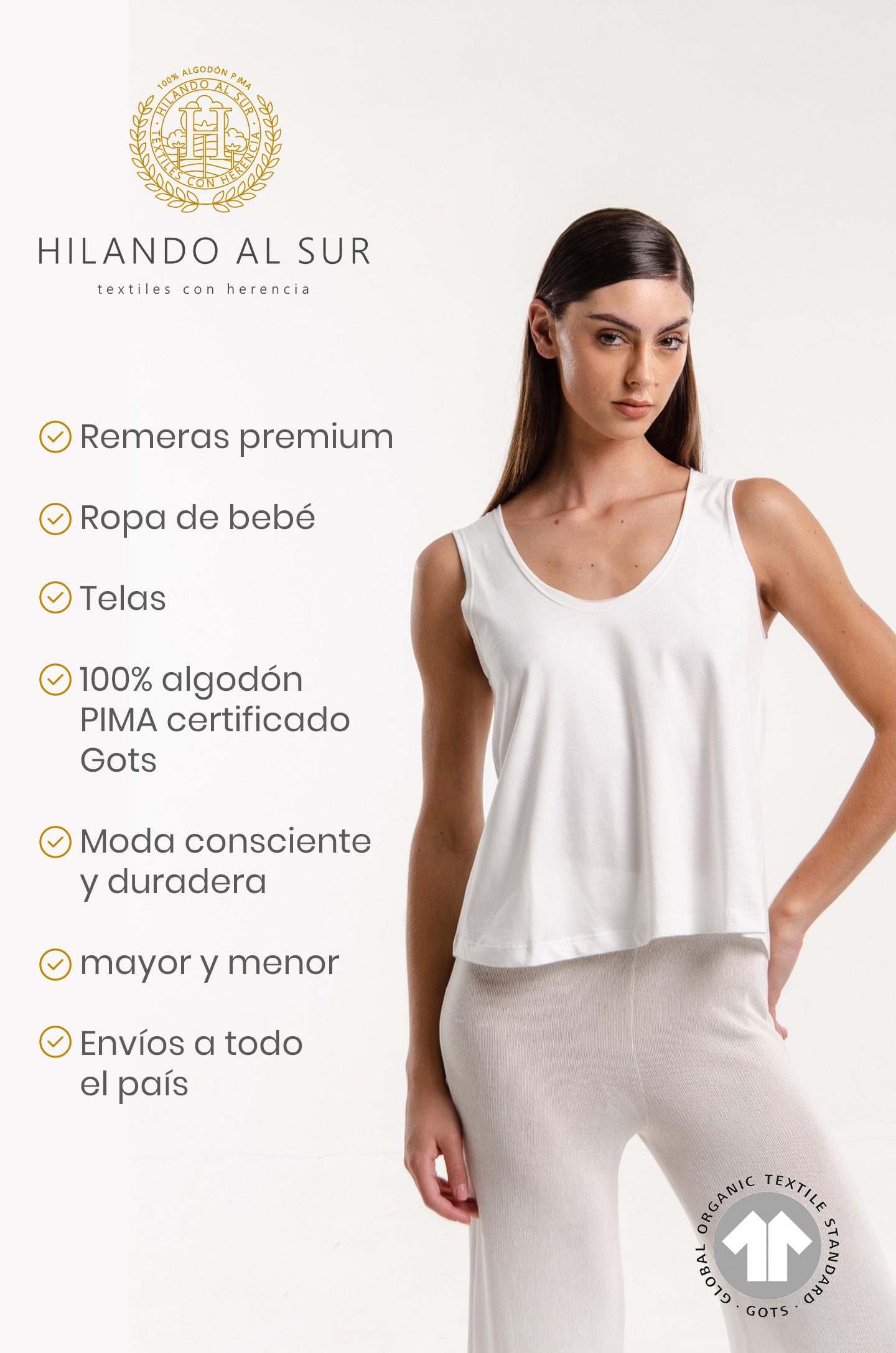 Hilando al sur - Algodon pima